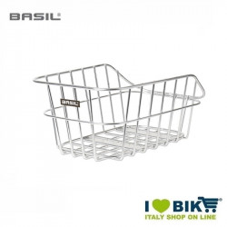 Basil Cento rear basket Aluminium BRN - 1