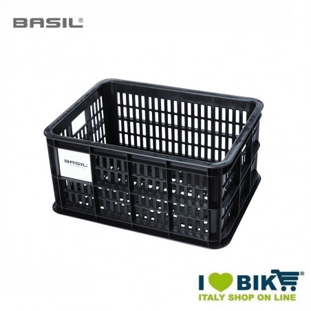 Cesto Basil Crate Nero Anteriore/Posteriore 17,5 Ltr Tg S BIKE PARTS - 1