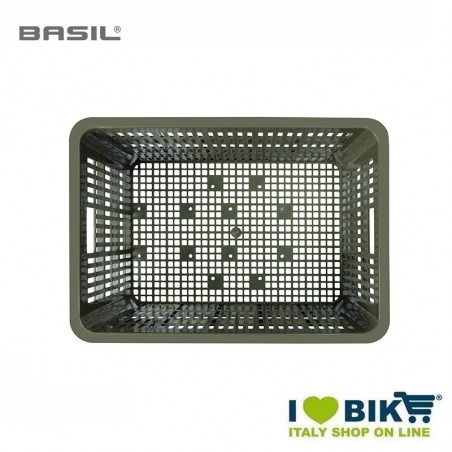 Cesto Basil Crate Verde Muschio Anteriore/Posteriore 40 Ltr Tg L BIKE PARTS - 3