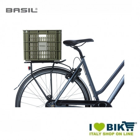 Cesto Basil Crate Verde Muschio Anteriore/Posteriore 40 Ltr Tg L BIKE PARTS - 5