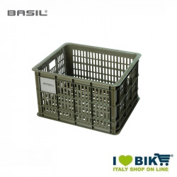 Cesto Basil Crate Verde Muschio Anteriore/Posteriore 29,5 Ltr Tg M BIKE PARTS - 1