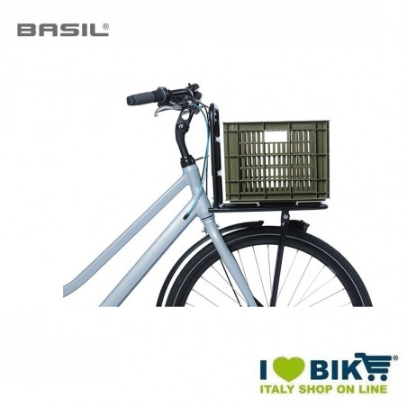 Cesto Basil Crate Verde Muschio Anteriore/Posteriore 29,5 Ltr Tg M BIKE PARTS - 4