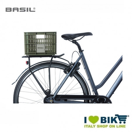 Cesto Basil Crate Verde Muschio Anteriore/Posteriore 29,5 Ltr Tg M BIKE PARTS - 5