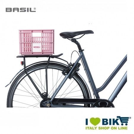 Cesto Basil Crate Rosa Anteriore/Posteriore 25 Ltr Tg S BIKE PARTS - 5