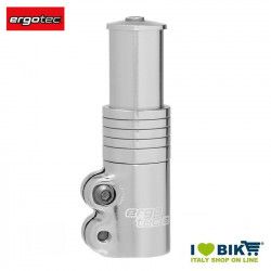 Rialzo per forcella in alluminio per A-head 1.1/8" con spessori Silver BIKE PARTS - 1