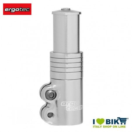 Rialzo per forcella in alluminio per A-head 1.1/8" con spessori Silver BIKE PARTS - 1