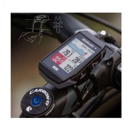 Ciclocomputer Sigma Rox 11.1 GPS nero + sensore velocità Sigma - 2