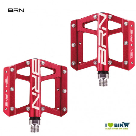 Couple pedals BRN Kite aluminum red BRN - 1