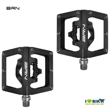 Coppia pedali BRN Flat Dual function Neri BRN - 1