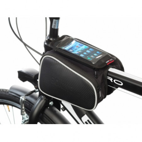 Double purse with storage and smartphone holder BRN - 2