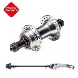 Mozzo Posteriore BRN 36 Fori a Filetto 7/8 Silver Shimano - 1