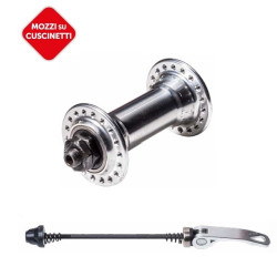 Front Hub BRN 36 Holes Silver Shimano - 1