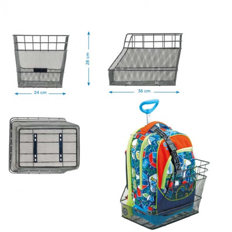 Cesto BRN Cargo nero Medium BRN - 2