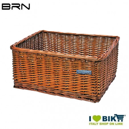 Rectangular natural wicker brat basket  - 1