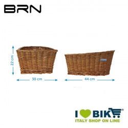 BRN Sally natural wicker basket BRN - 1 2