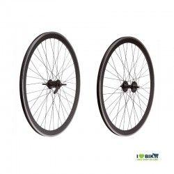 Wheels Fixed Counterpedal 28 36 spokes Hubs on bearings color black RMS - 1