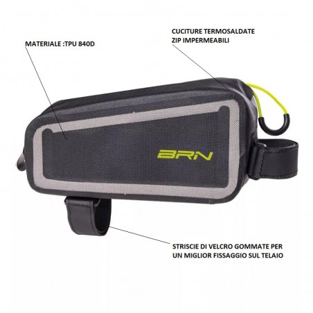 BORSA NOMAD AL TELAIO SUPERIORE S GRIGIA BRN - 2