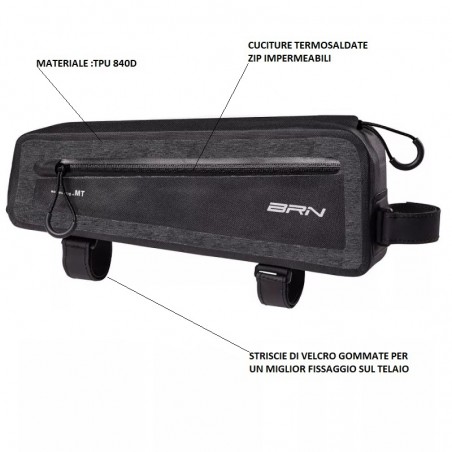 NOMAD BAG ON UPPER FRAME M BLACK BRN - 2