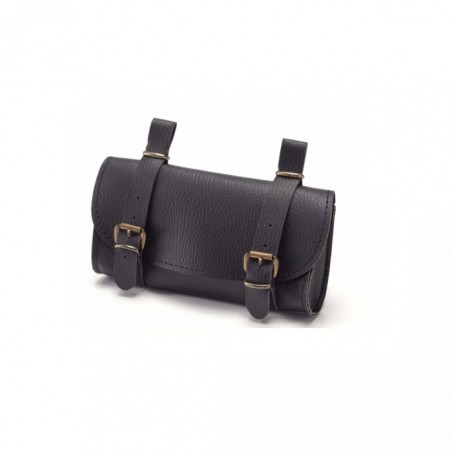 Handbag saddle Leatherlike black BONIN - 1