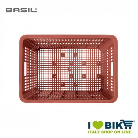 Cesto Basil Crate Rosso Terra Anteriore/Posteriore 40 Ltr Tg L BIKE PARTS - 3