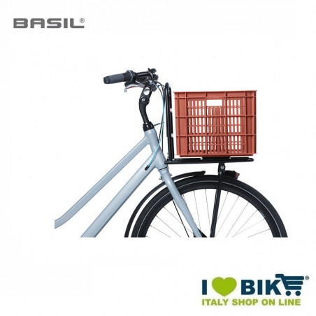 Cesto Basil Crate Rosso Terra Anteriore/Posteriore 40 Ltr Tg L BIKE PARTS - 4