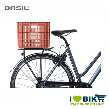 Cesto Basil Crate Rosso Terra Anteriore/Posteriore 40 Ltr Tg L BIKE PARTS - 5