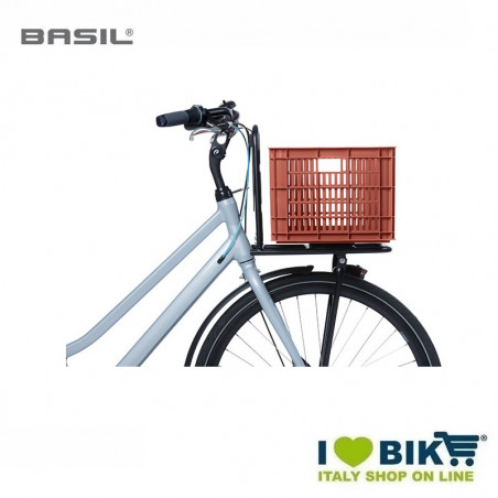 Cesto Basil Crate Rosso Terra Anteriore/Posteriore 29,5 Ltr Tg M BIKE PARTS - 4