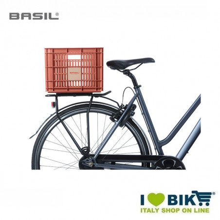 Cesto Basil Crate Rosso Terra Anteriore/Posteriore 29,5 Ltr Tg M BIKE PARTS - 5