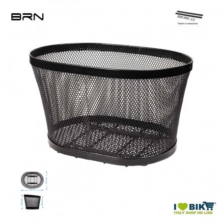 Front BRN interlocked steel basket BONIN - 1