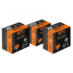 Inner tube with sealing liquid 700X19/25 French 48 mm with removable valve thread  - 1