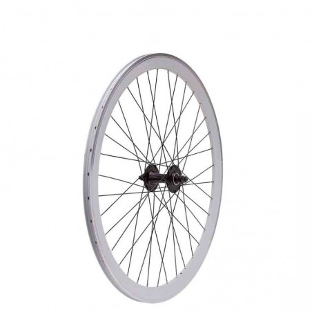Ruota fixed 28 posteriore bianca (cerchio 43 mm)  - 1