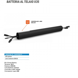 Batteria al telaio per sistema MAHLE X35 248 Wh  - 1