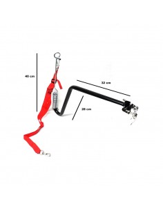 DOG GUIDE Bike bar attachment to frame