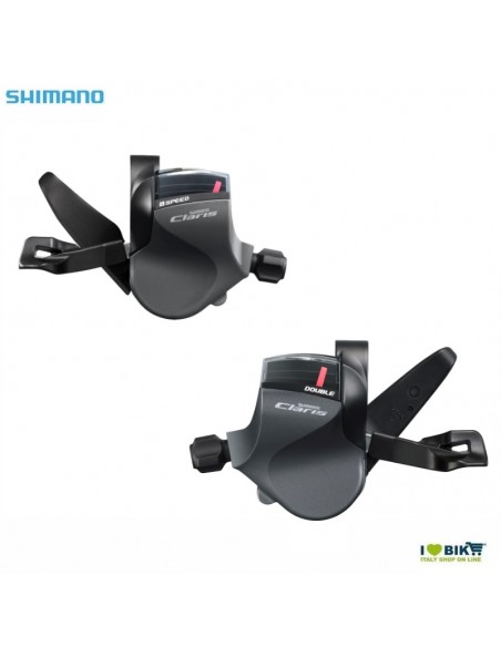 Coppia comandi cambio 8x2 V Shimano Claris SL-R2000 Flatbar Shimano - 1