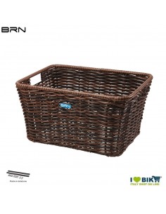BRN eco-wicker front basket BRN - 1