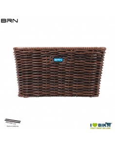 BRN eco-wicker front basket BRN - 1 2