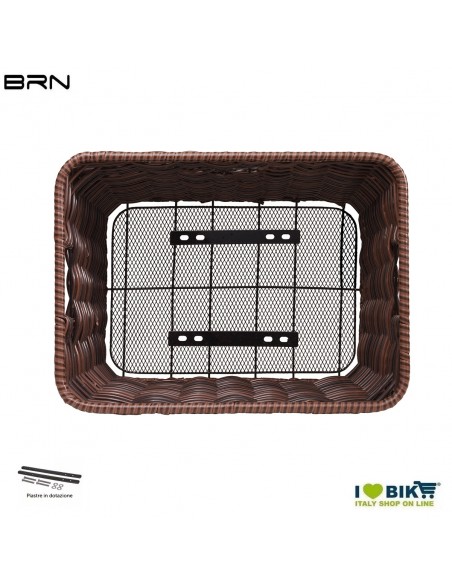 BRN eco-wicker front basket BRN - 3