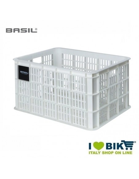Basil Crate White Front/Rear Basket 40 Ltr Tg L BIKE PARTS - 3