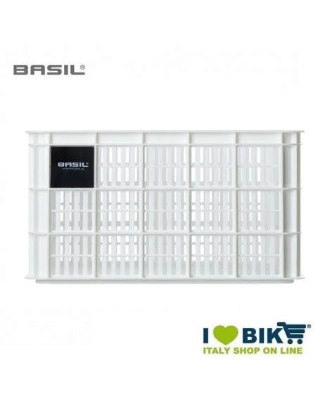 Basil Crate White Front/Rear Basket 40 Ltr Tg L BIKE PARTS - 4