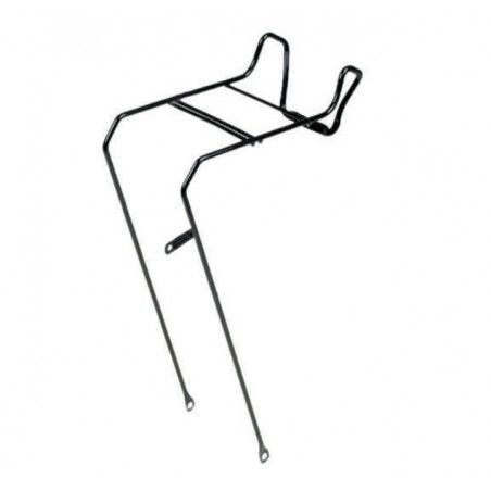 Front rack 28 with side light-holder black  - 1