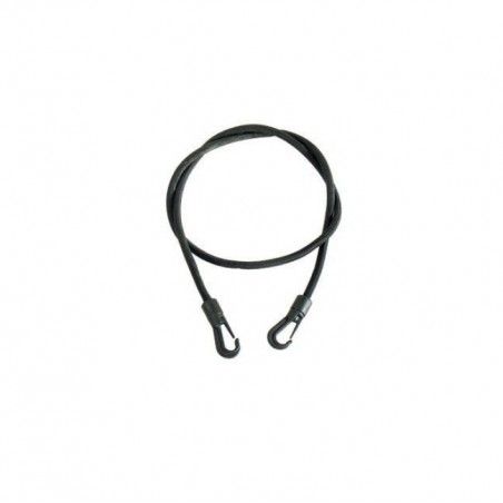 Elastic parcel rack with plastic hooks 80 cm  - 1