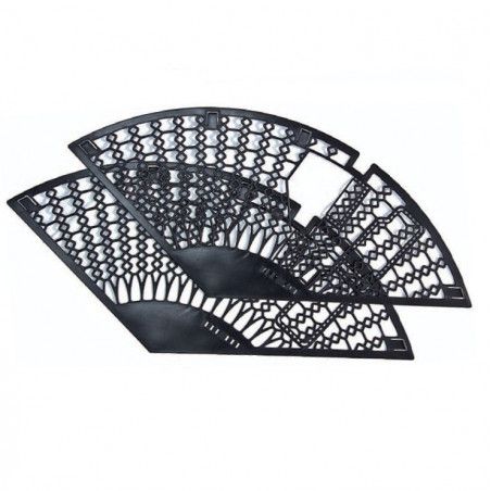 Couple paraveste rear plastic black 26  - 1