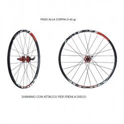 Coppia ruote Miche da Mtb XM 40.4 DB per Shimano 8-9 vel.  - 1