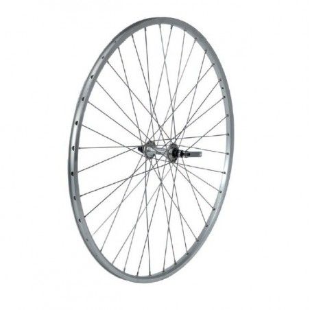 Front Wheel 28 Stroke 36 holes machined silver  - 1
