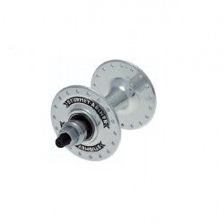 Track Hub from aluminum bearing front silver 36 holes  - 1
