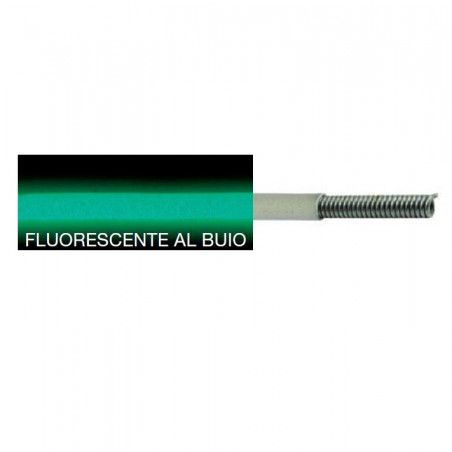 Guaina per freno 5 mm fluorescente 1 metro  - 1