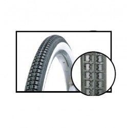 Copertone 22 x 1.3/8 Bianco/Nero d'epoca BRN - 1