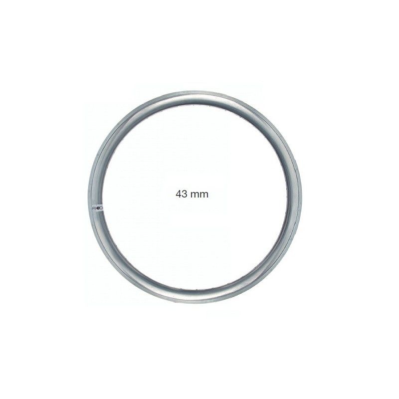 Circle in allumnio Fixed 36 holes silver - profile 43 mm  - 1