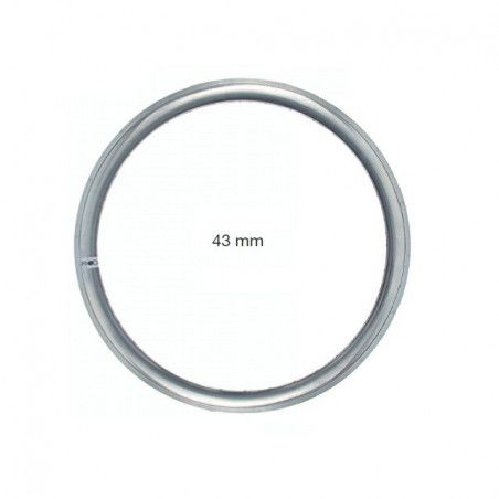 Circle in allumnio Fixed 36 holes silver - profile 43 mm  - 1