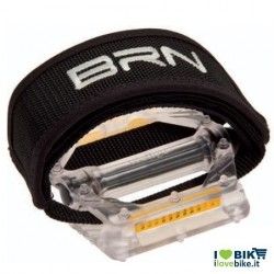 Coppia cinturini BRN per pedali Bmx/Fixed Neri  - 1